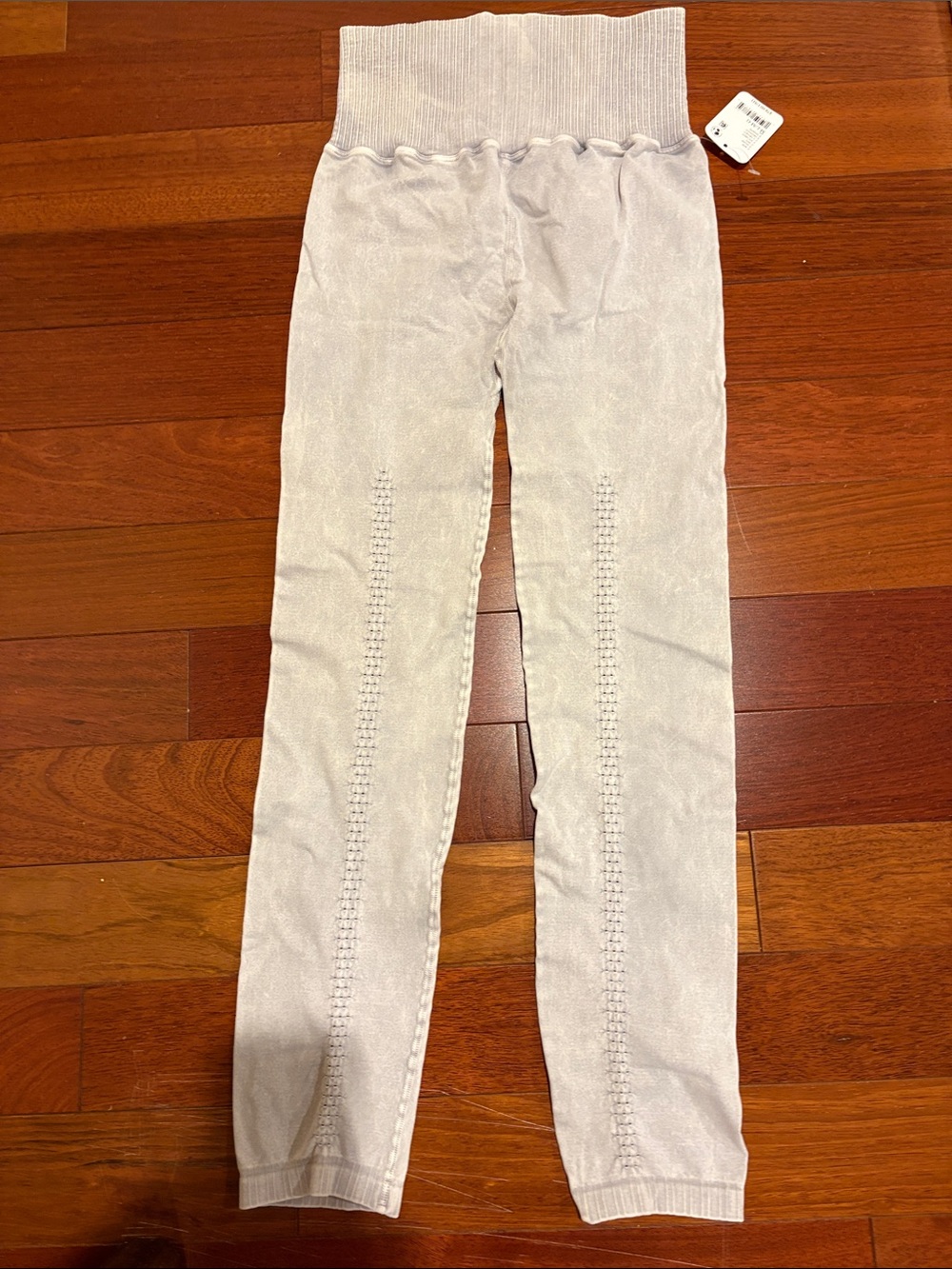 FP Movement by Free People High-Waist Light Grey Seamless Leggings - Picture 5 of 6